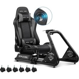 Cockpit de Simulación de Carreras GTPLAYER con Altavoces y Soporte Universal