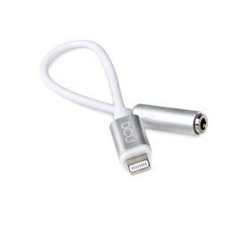 DCU Tecnologic Adaptador Lightning/Jack 3.5mm Macho/Hembra 15cm
