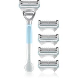 Venus For Pubic Hair&skin; Maquinilla De Afeitar Para Arreglar La Línea Del Bikini + Cabezal De Recambio 5 Ud