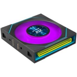 Lian-Li Ventilador UNI FAN SL120 LCD Infinity FLEX Wireless Reverse Blade Negro 120mm
