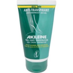 Akileine gel deo anti-transpirante 75ml.