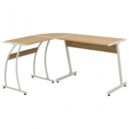 vidaXL Escritorio Esquinero en Forma de L Roble 152x117x74cm