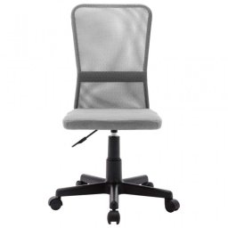 VidaXL Silla de Oficina Malla Gris