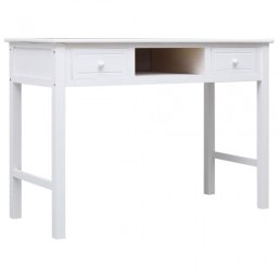 VidaXL Escritorio de Madera Blanco