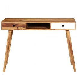 VidaXL Escritorio de Madera Maciza de Sheesham