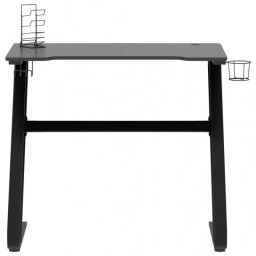 VidaXL Escritorio Gaming con Patas Z 90x60x75cm Negro