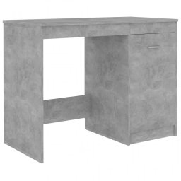 VidaXL Escritorio de Aglomerado 100x50x76cm Gris Hormigón