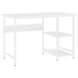 VidaXL Escritorio para Ordenador de MDF 105x55x72cm Blanco
