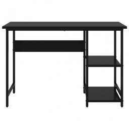 VidaXL Escritorio para Ordenador de MDF y Metal 105x55x72cm Negro