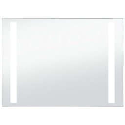 Vidaxl Espejo De Pared De Baño Con Led 100x60 Cm Plata Plata-100x60