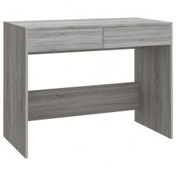 VidaXL Escritorio de Aglomerado Gris Sonoma 101x50x76.5cm