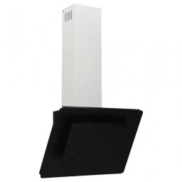 VidaXL Campana Decorativa 60cm C Inox/Vidrio Negro