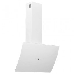 VidaXL Campana Decorativa 60cm Acero Inoxidable/Cristal Templado Blanco