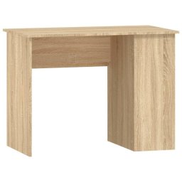 Vidaxl Escritorio De Madera Contrachapada Roble Sonoma 100x55x75 Cm