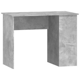 Vidaxl Escritorio De Madera Contrachapada Gris Hormigón 100x55x75 Cm