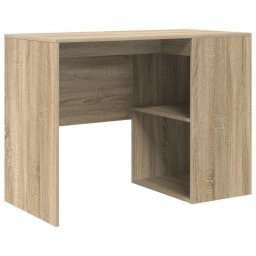 Escritorio vidaXL Burdeos 2 Compartimentos Roble 73,5x102x50 cm