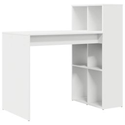 Escritorio vidaXL Marsella Estantería Lateral Blanco 103x108x55 cm