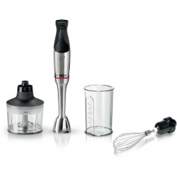 Batidora de vaso portátil Bosch Serie 6 MSM6M831, 1,3 L, 1200 W, Acero inoxidable