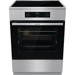 Cocina independiente Gorenje GEIT6C60XPG Inducción 4 zonas Horno 71 L Acero inoxidable