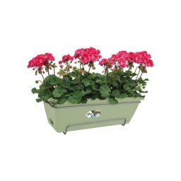 Jardinera de balcón Elho Barcelona Allin1 50 50 x 28 x 19 cm plástico reciclado verde
