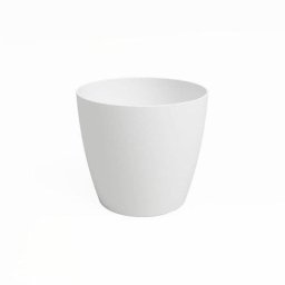 Macetero Artevasi San Remo 30 cm Blanco Plástico Mate Interior Exterior