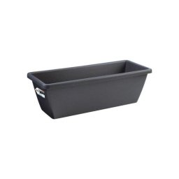 Macetero Elho Barcelona Balconnière 40 Rectangular Antracita Plástico Reciclado Exterior