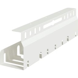 Bandeja de gestión de cables vidaXL acero blanco 43 x 9 x 11,5 cm