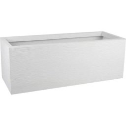 Jardinera EDA Graphit Up 57 L Rectangular Blanca Mate Ante-UV