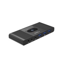 Interruptor KVM MicroConnect HDMI USB-C 2 Puertos 4K Ultra HD