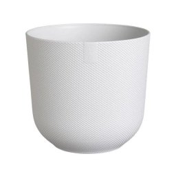 Maceta interior Elho Jazz Rond 35 x 34,5 x 32 cm blanca mate reciclada
