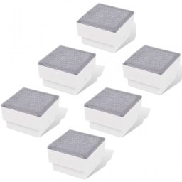 VidaXL Pack 6 Focos LED Empotrables Blanco Cálido