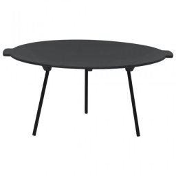 VidaXL Placa de Parrilla 44cm Negra