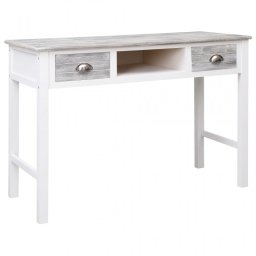 VidaXL Escritorio de Madera 110x45x76cm Gris