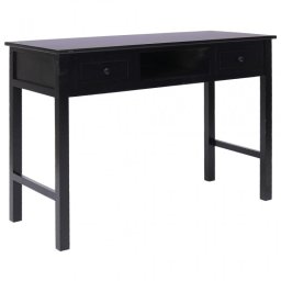 VidaXL Escritorio de Madera 110x45x76cm Negro
