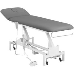 physa Camilla de masaje eléctrica - 1 motor - 200 kg - gris/blanca 10040524
