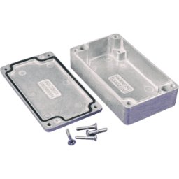 HAMMOND MANUFACTURING 1550Z106 - Carcasa de aluminio, 115 x 65 x 30 mm, plateada, IP66