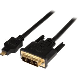 STARTECH.COM ST HDDDVIMM2M - Cable, conector micro HDMI a conector DVI-D, 2 m