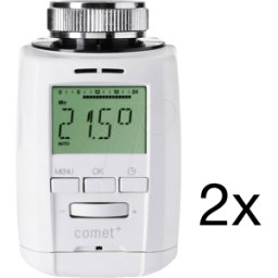 EUROTRONIC ET COMET PLUS 2 - Termostato de radiador Comet Plus, 2 piezas