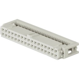 HARTING HAN 534 6803 - Conector hembra de poste - 34 polos, RM 2,54 mm