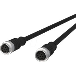 METZ CONNECT MC 142MEA22050 - Cable de sensor, M12, 8 polos, KU > KU, 5 m