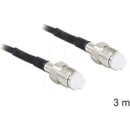 DELOCK 88594 - Cable de antena RF, conector hembra FME > conector hembra FME, 3