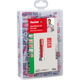 FISCHER BEFESTIGUNGSSYSTEME FD 535971 - Caja maestra DUOPOWER, 132 piezas