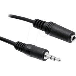 DELOCK 84002 - Cable de audio, conector jack de 3,5 mm en acoplamiento, 3 m