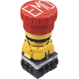 IDEC ID XW1EBV404MFRH - Interruptor de parada de emergencia XW, 40 mm, 4 NC