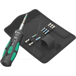 WERA 05075850001 - Juego de puntas para llaves dinamométricas, 2-6 Nm, 1/4'' hex.,