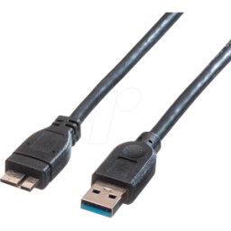 ROLINE 11028874 - Cable USB 3,0, Un macho a Micro A macho, 2,0 m..