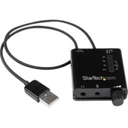 STARTECH.COM ST ICUSBAUDIO2D - Tarjeta de sonido, externa, SPDIF, USB tipo A.