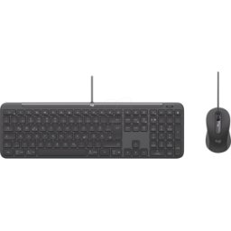 LOGITECH MK620FB - Combinación teclado/ratón, USB-C, negro