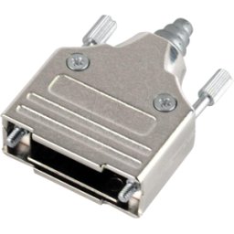 MH CONNECTORS MHEE-37-K - Tapa D-sub, 37 polos, recta, plateada