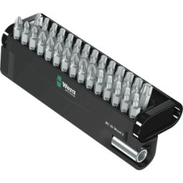 WERA 05057432001 - Bit set bit bit check 30, 30 piezas mezcladas, madera 2